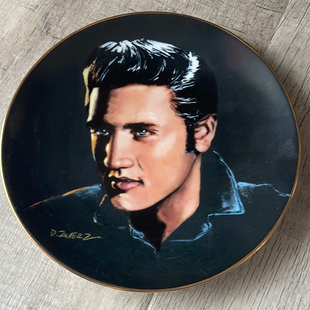 Elvis Presley “Love Me Tender” Plate